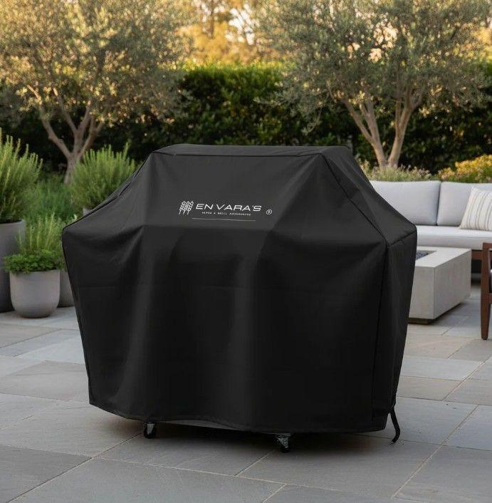 Funda cobertor para parrilla / parrillera 2-3 quemadores. Talla S -  water & sun proof-0