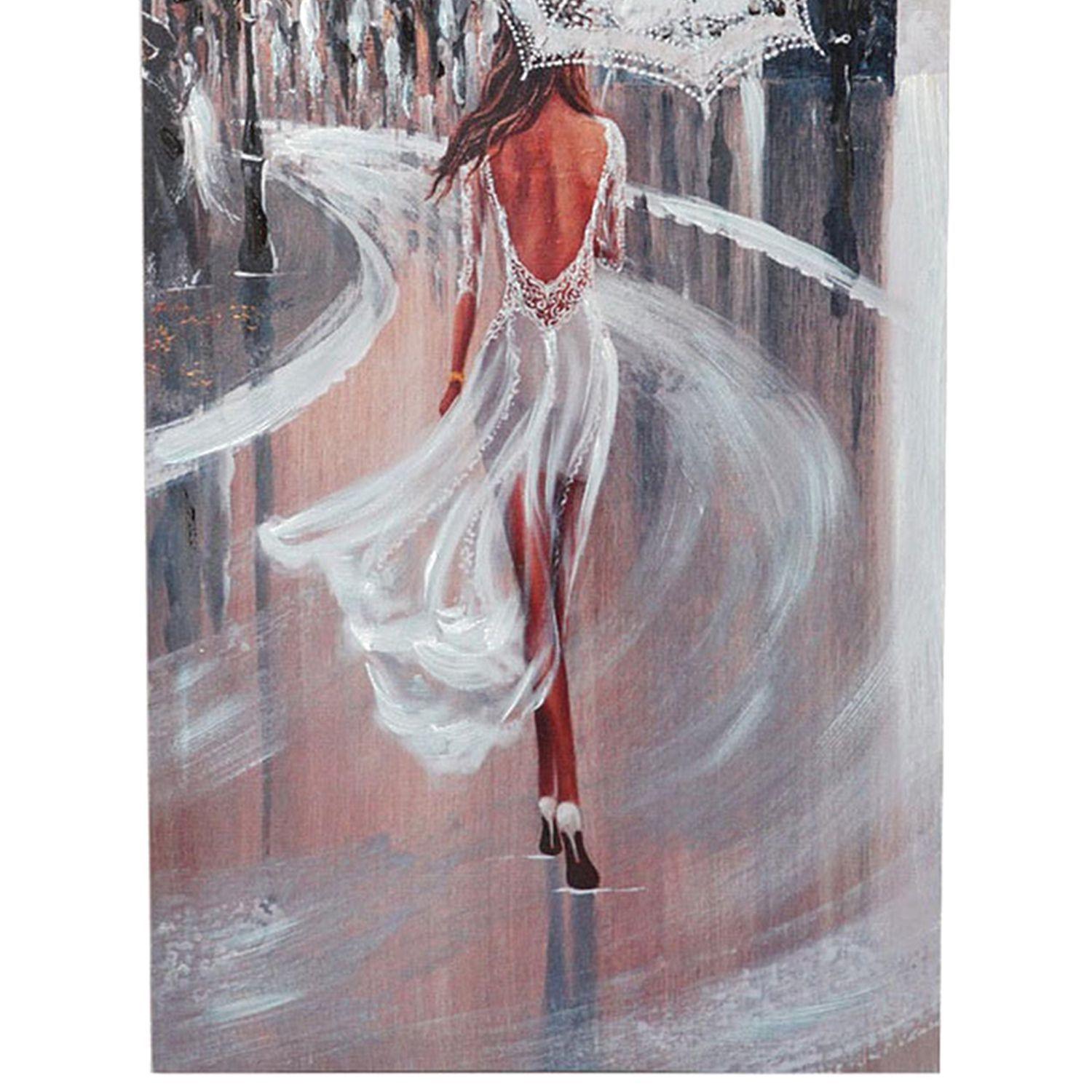 Cuadro Decorativo Encaje Blanco 100 x 50-2