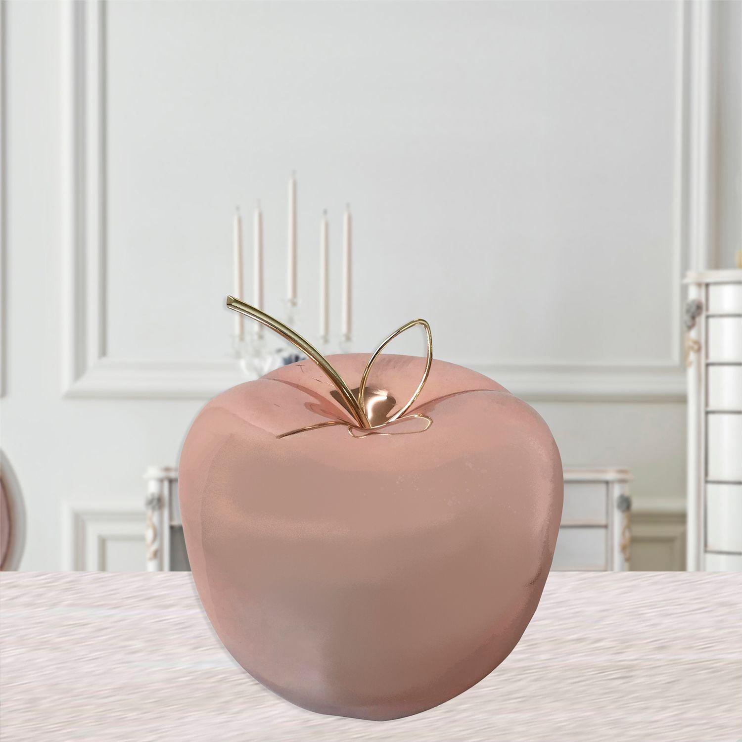 Figura Decorativa Manzana Copper-3