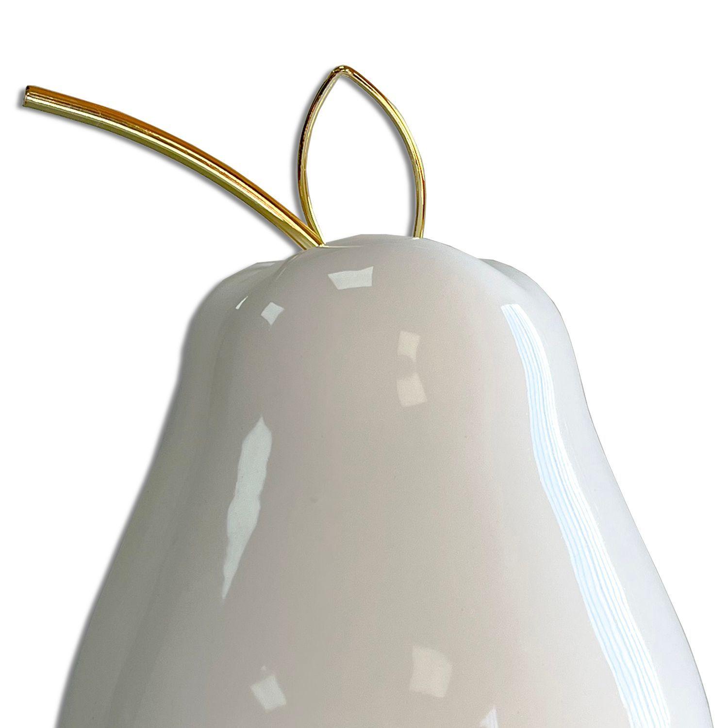 Figura Decorativa Pera Oslo Crema-2
