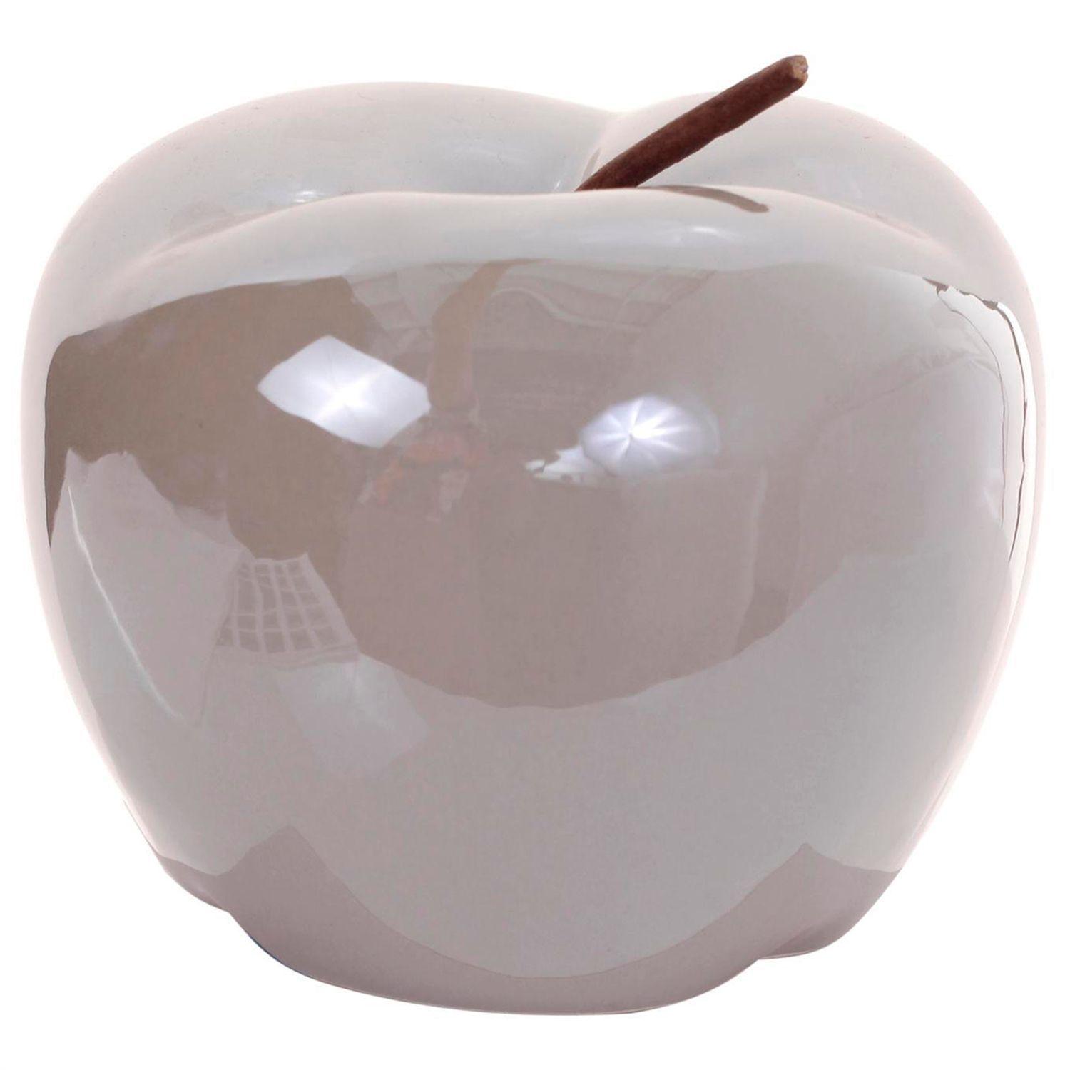 Figura Decorativa Manzana Palau Ocre-3
