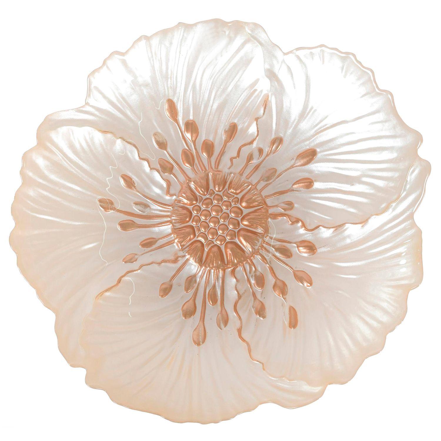 Centro de Mesa Decorativo Amapola Crema-0