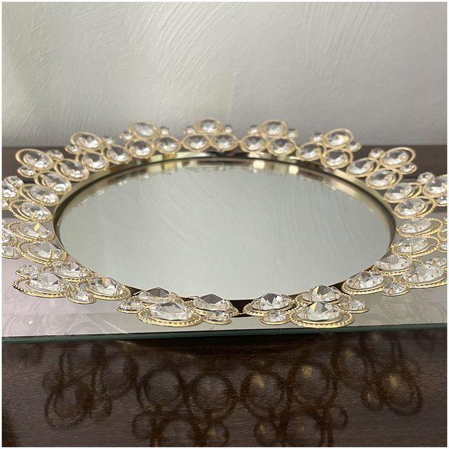 Centro de Mesa Decorativo Verdún Circular Gold-2