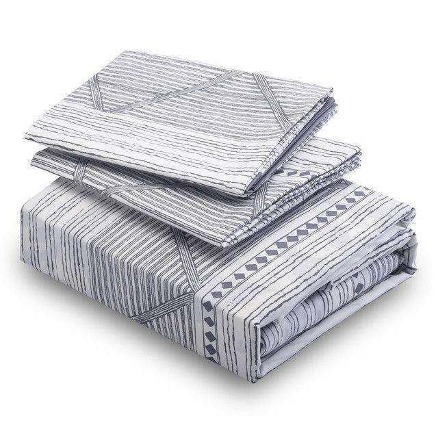 Juego de Sábanas T144 King Napoli Gris-1