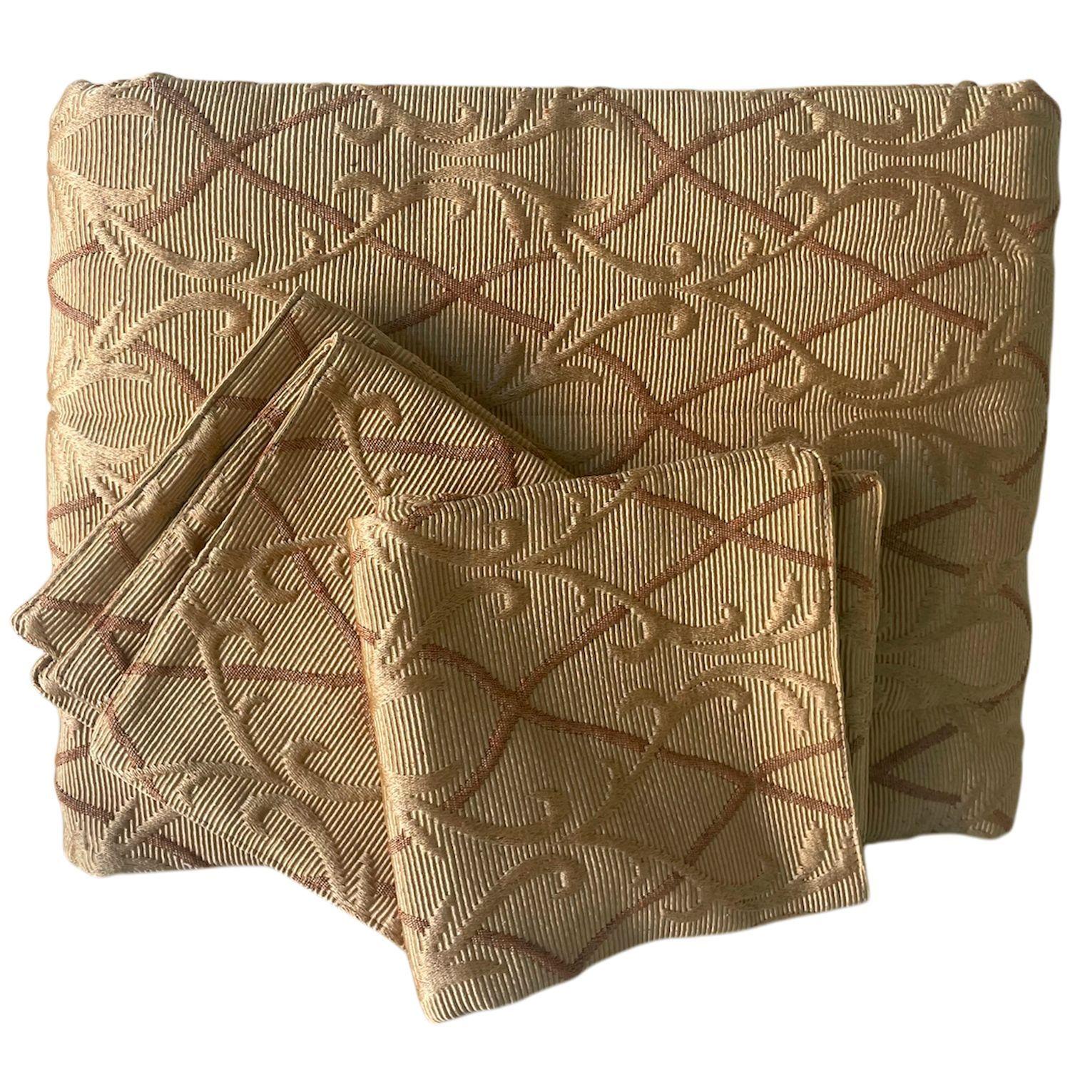 Piecera Con Fundas Barroco Gold Reversible-2