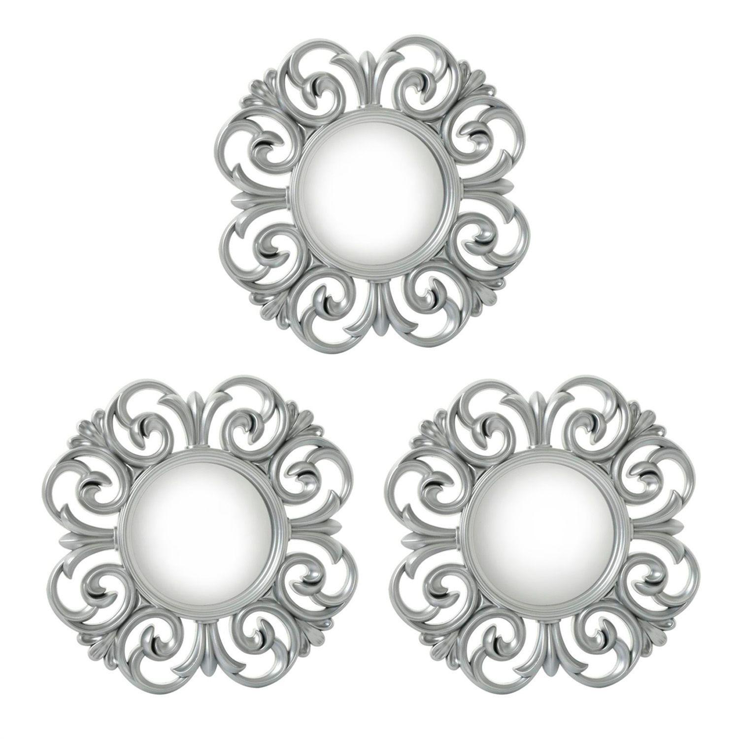 Set de Espejos Hessen Silver 3 Piezas-0