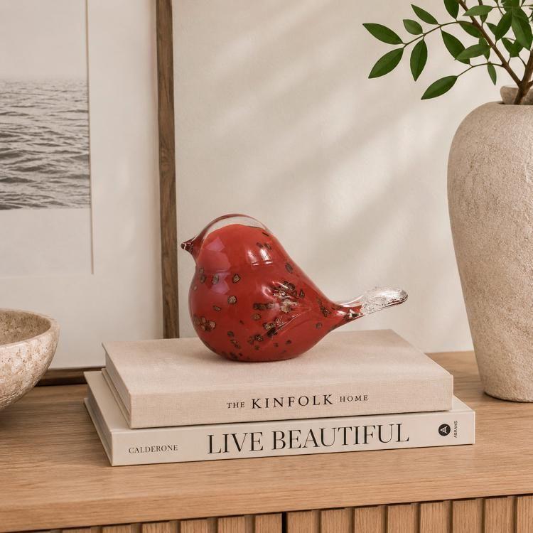 Figura Decorativa Pajaro Bordeaux-0