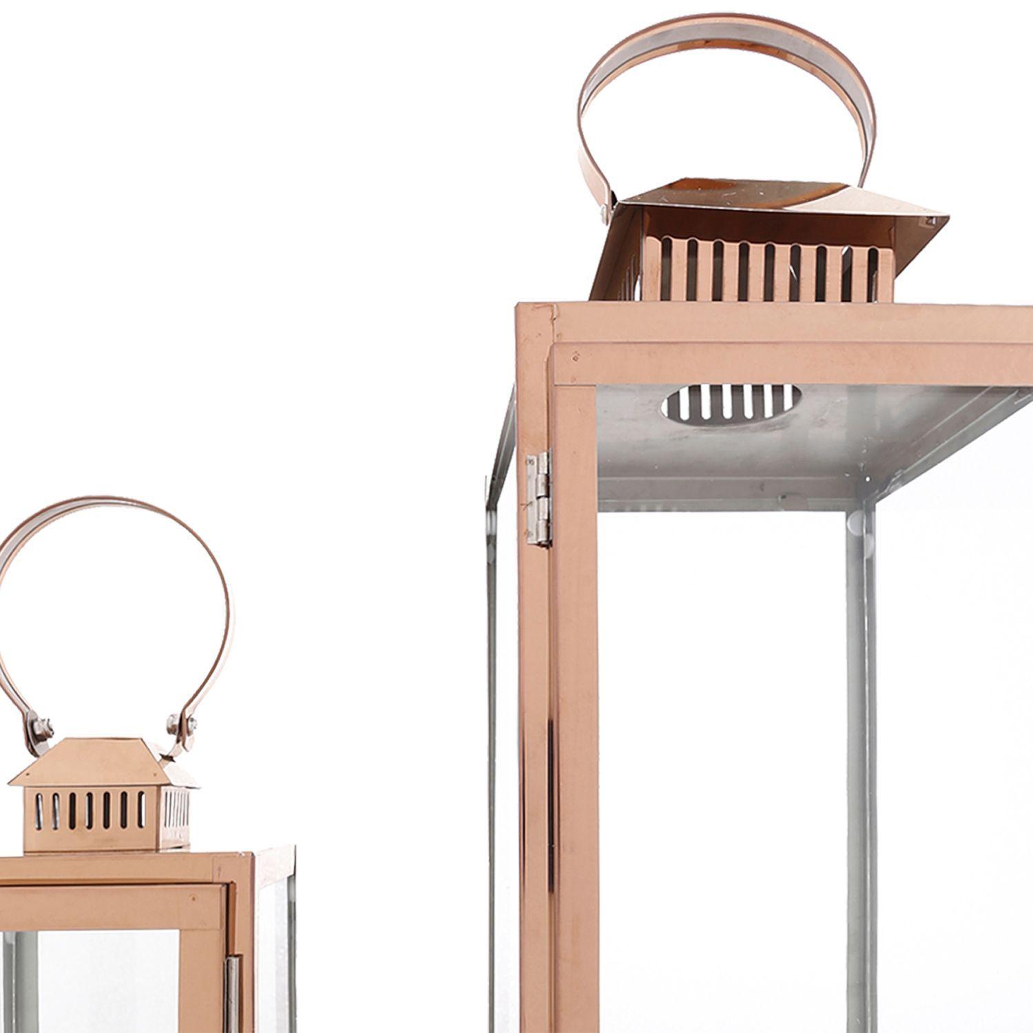 Juego Fanales Decorativo Liverpool Cobre 2 Pzas-2