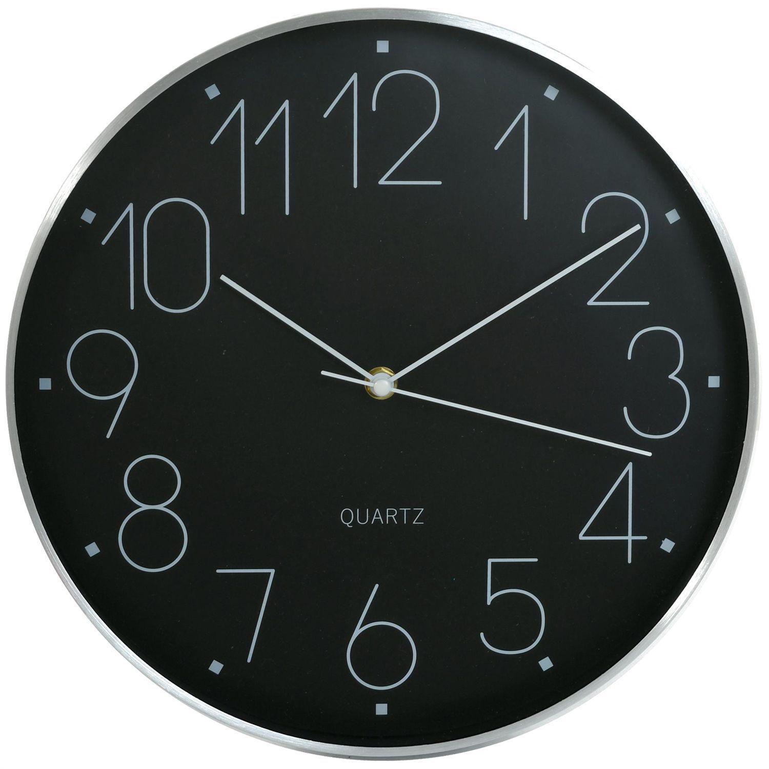 Reloj Mural Decorativo Rennes Black 31 x 4.2 Cms-0