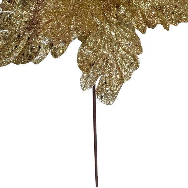 Poinsetia Navideña Gold 34 Cms.-1