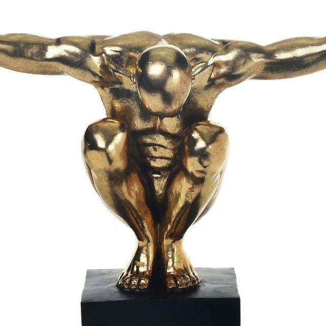 Figura Decorativa Atleta Gold-1