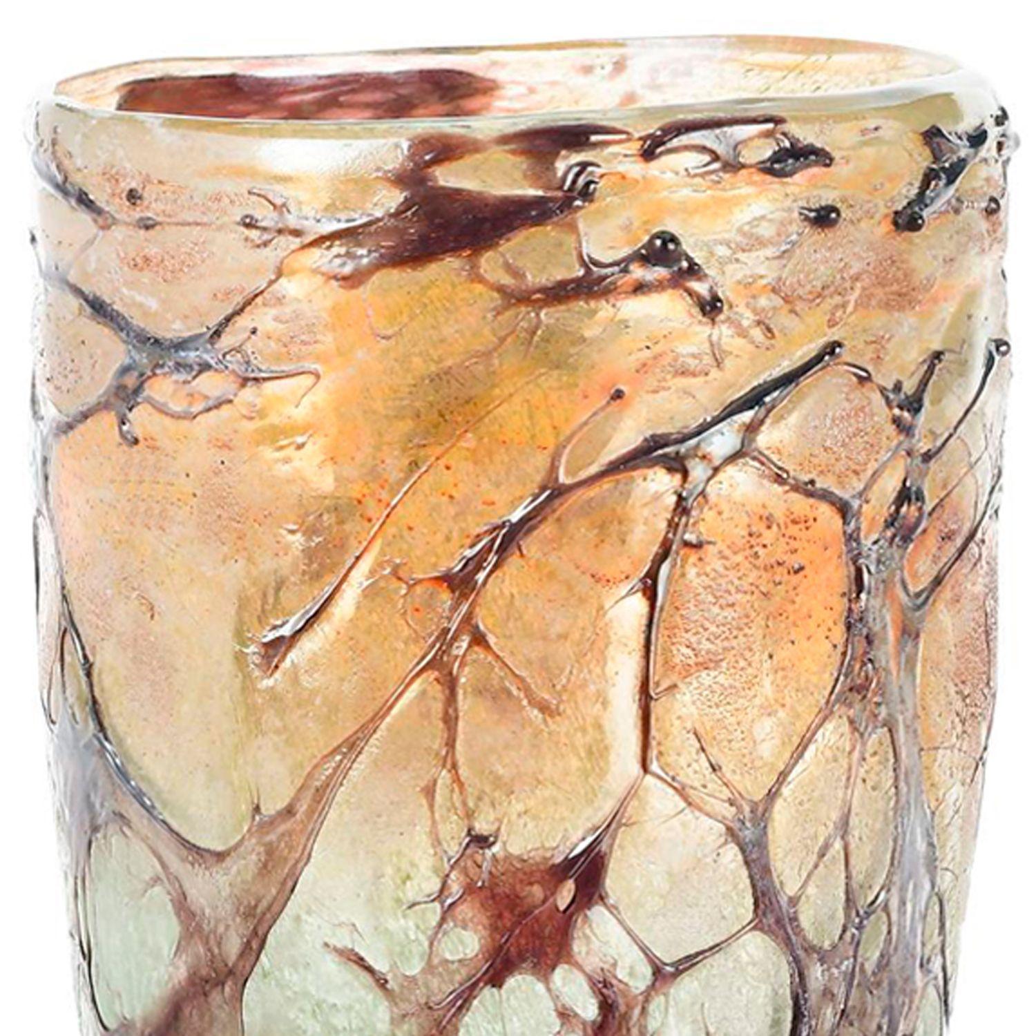 Jarrón Decorativo Burano Ambar Mediano-2