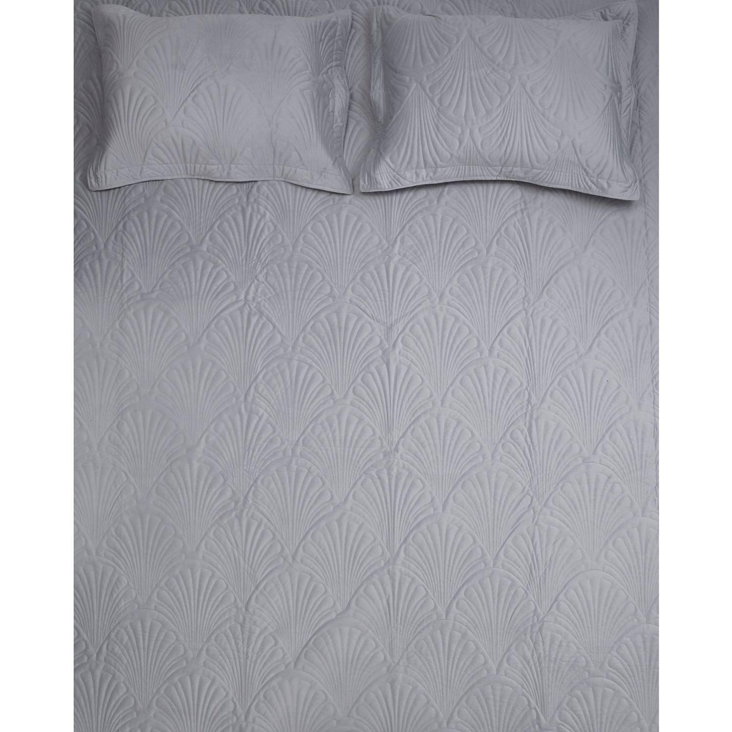 Quilt Liso Velvet Paris Gris Perla King-2