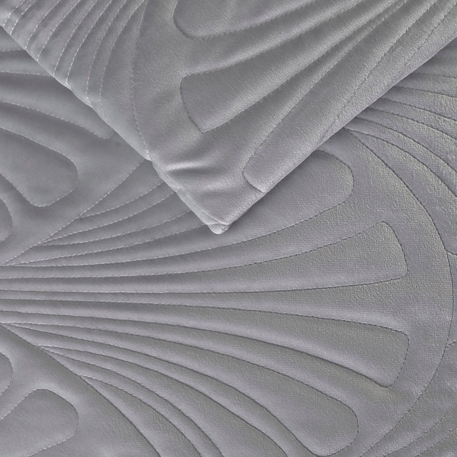 Quilt Liso Velvet Paris Gris Perla King-3