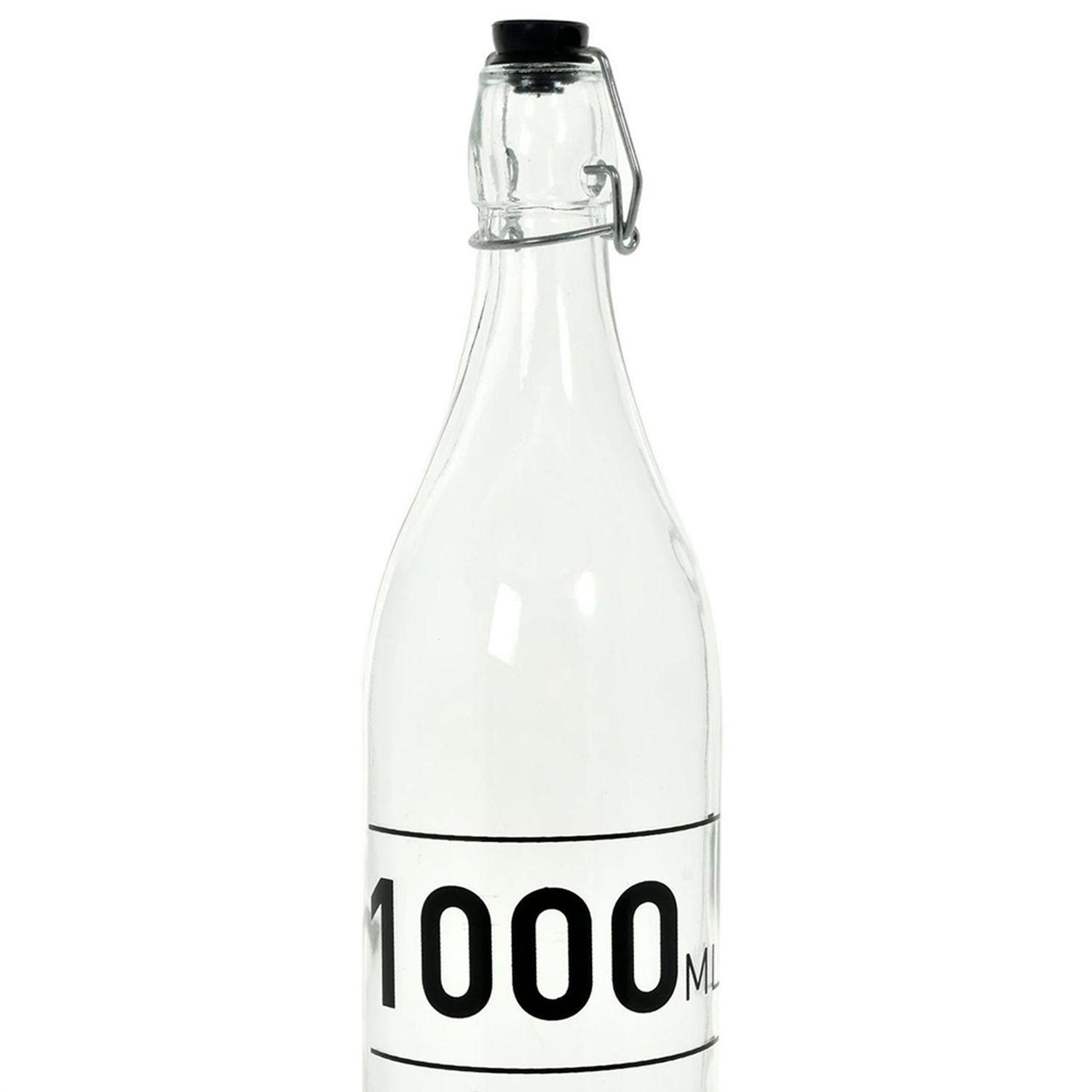 Botella Decorativa de Vidrio con Tapa Refrescante-2