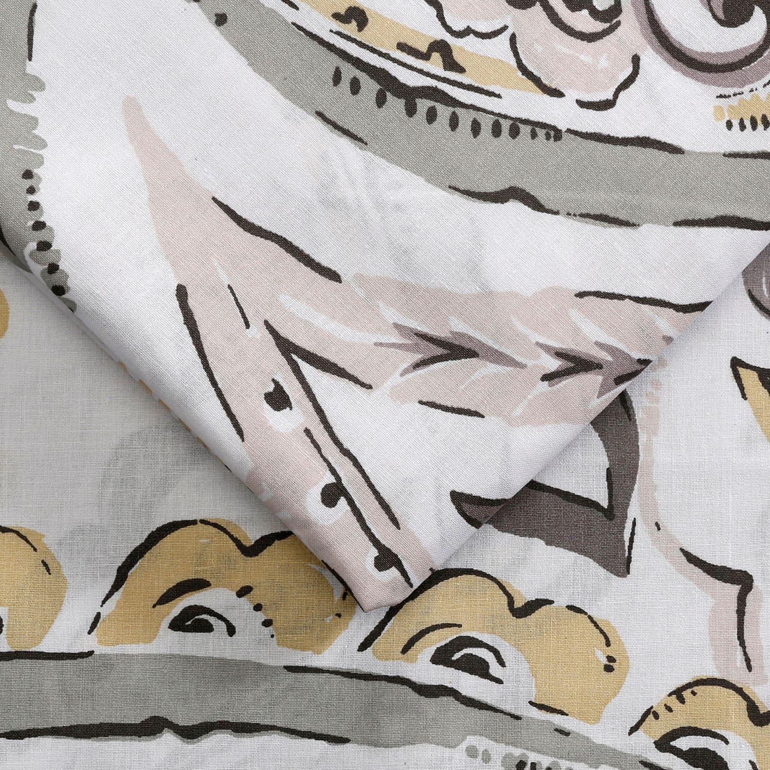 Juegos de Sabanas T144 1 Plaza Calabazas Beige-2