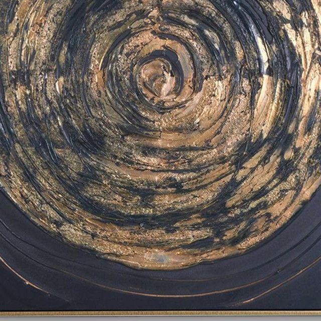 Cuadro Decorativo Sol Black 82 x 82-1