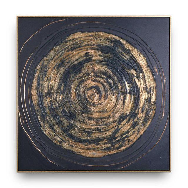 Cuadro Decorativo Sol Black 82 x 82-0