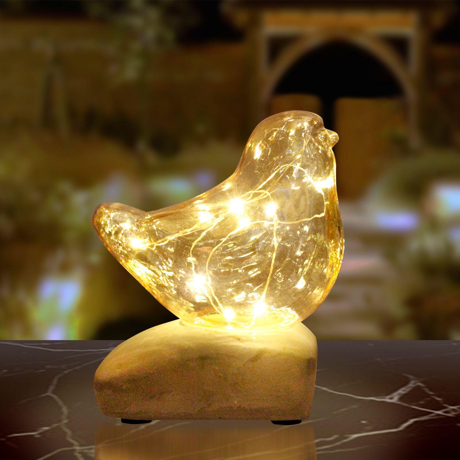Figura Decorativa Pajaro Led Mediano-3