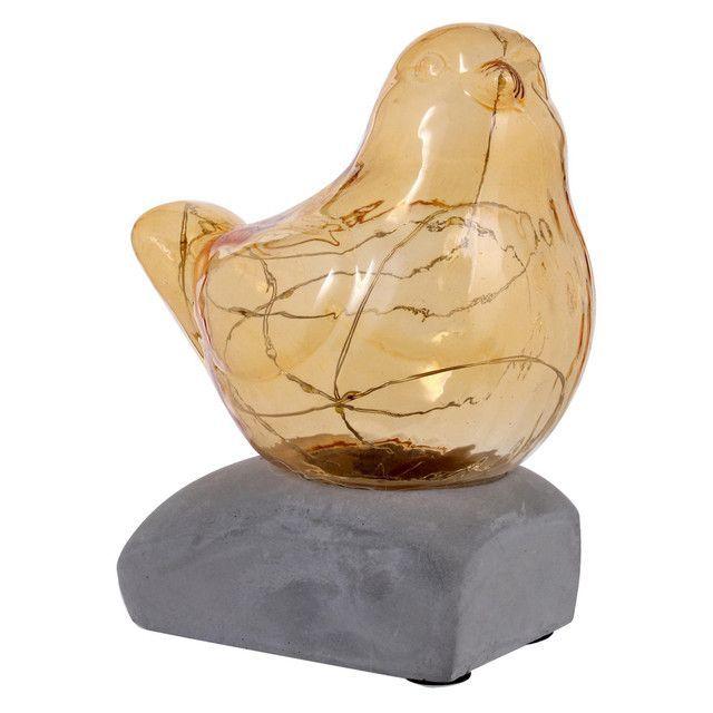 Figura Decorativa Pajaro Led Mediano-0