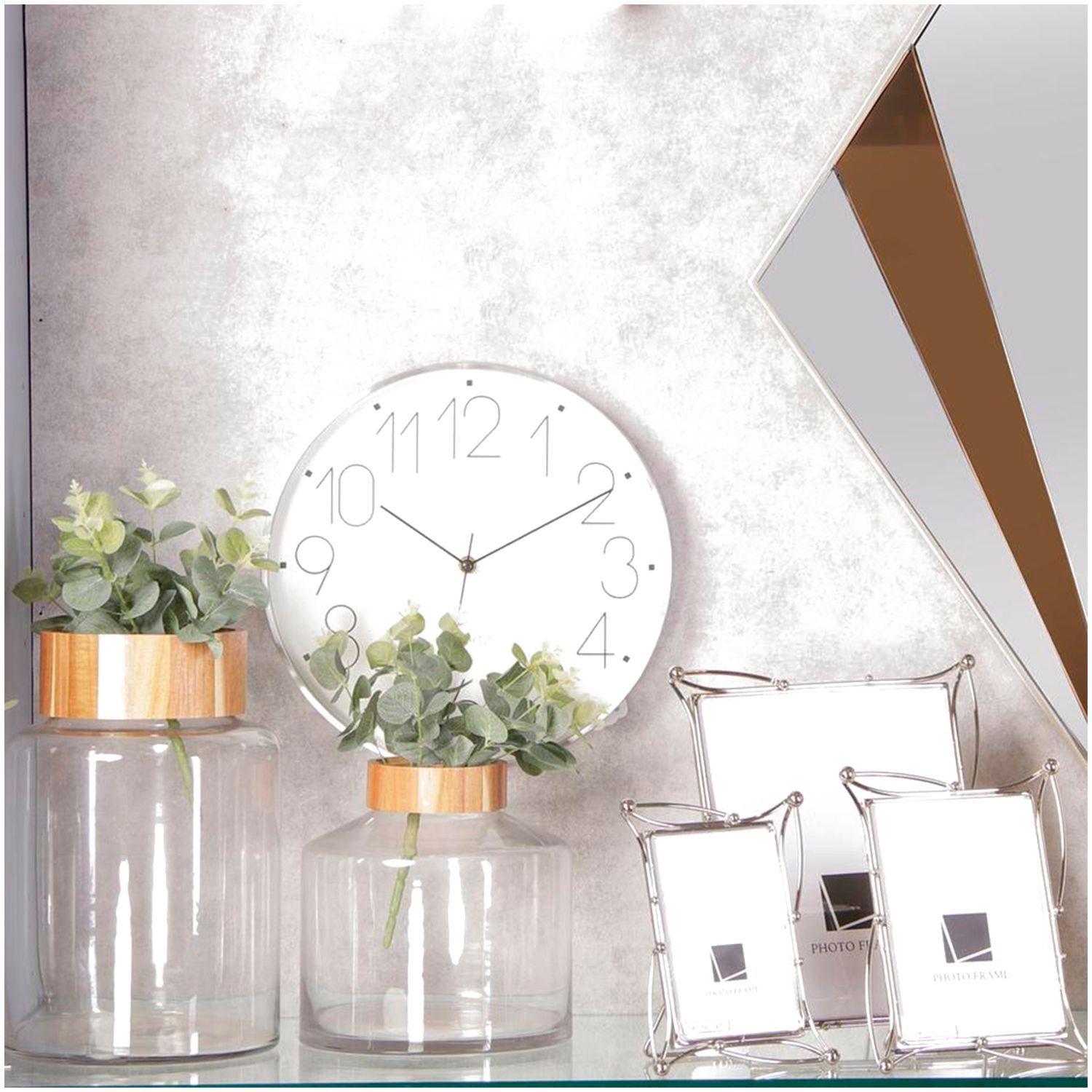 Reloj Mural Decorativo Rennes Blanco 31 x 4.2 Cms-3