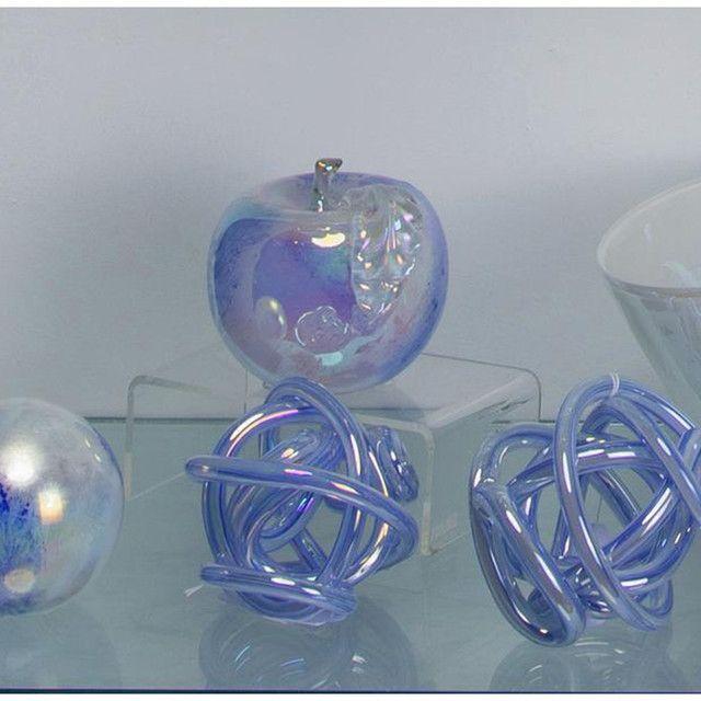 Figura Decorativa Manzana Portofino Azul-2