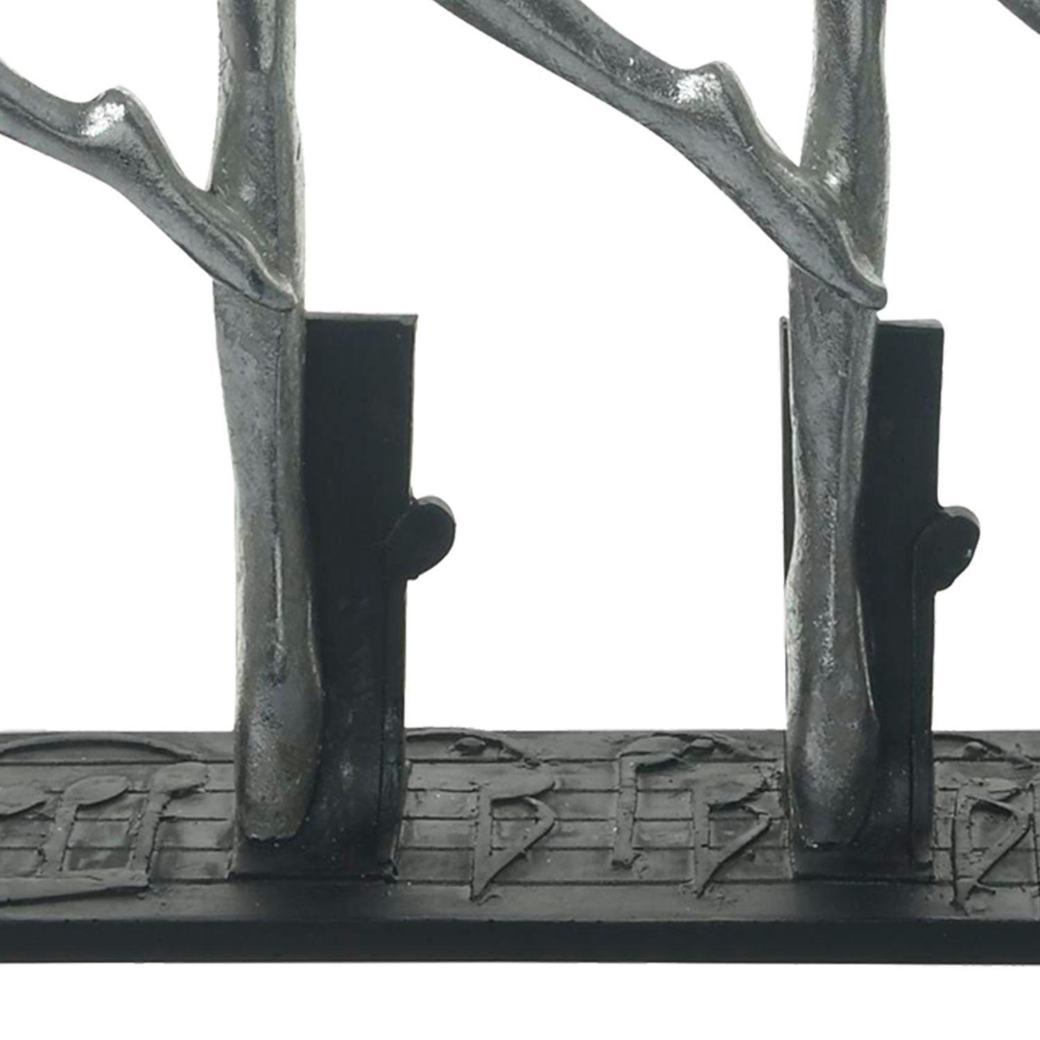 Figura Decorativa Bailarinas Abstractas Silver-2