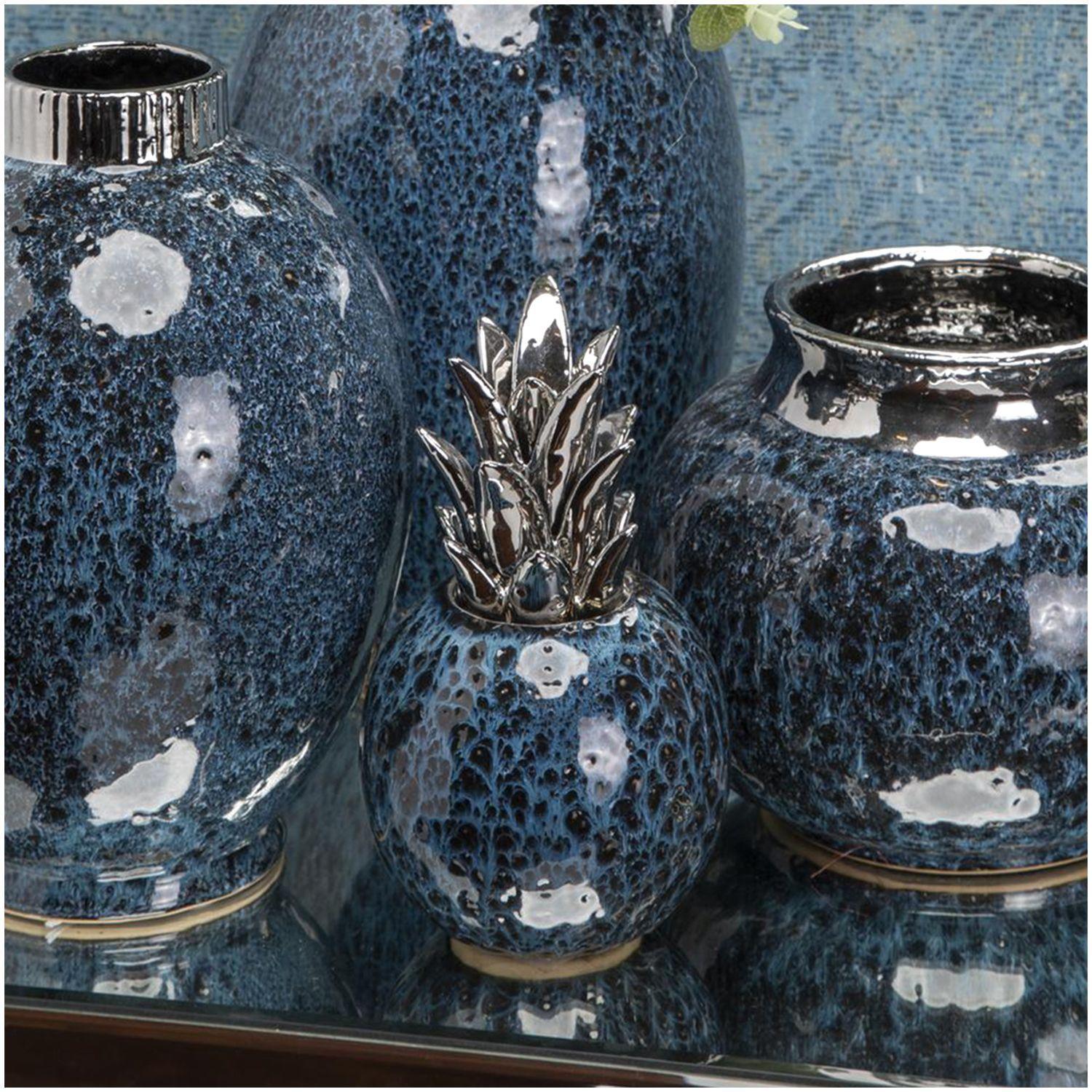 Figura Decorativa Piña Verona Blue-3