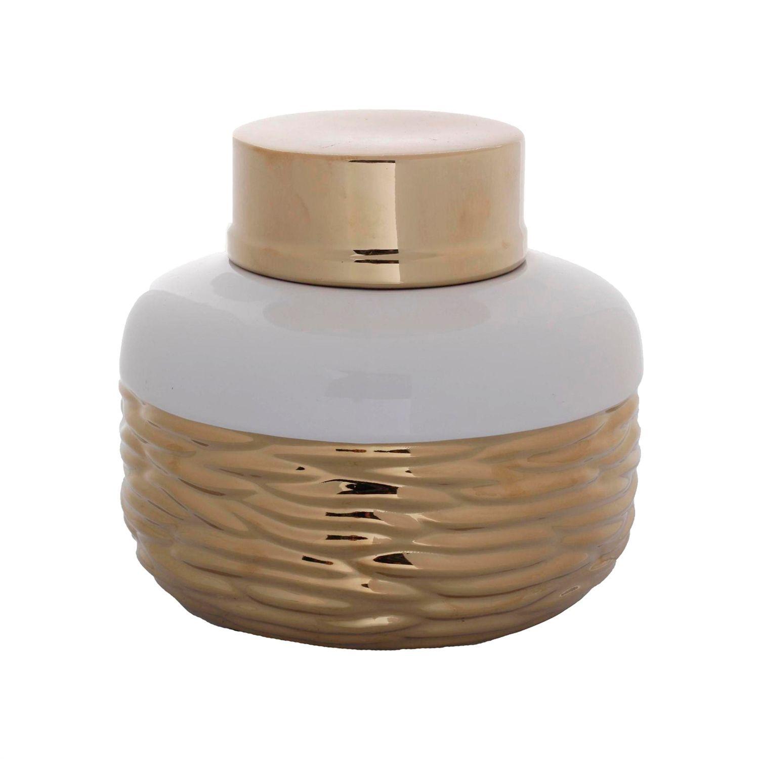 Anfora Decorativa Marsella Gold Ancha-0