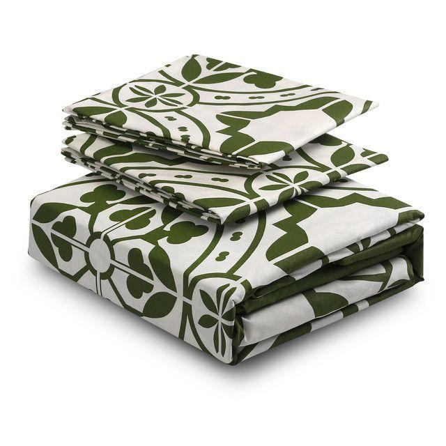 Juegos de Sabanas T144 Superking Boceto Green-1