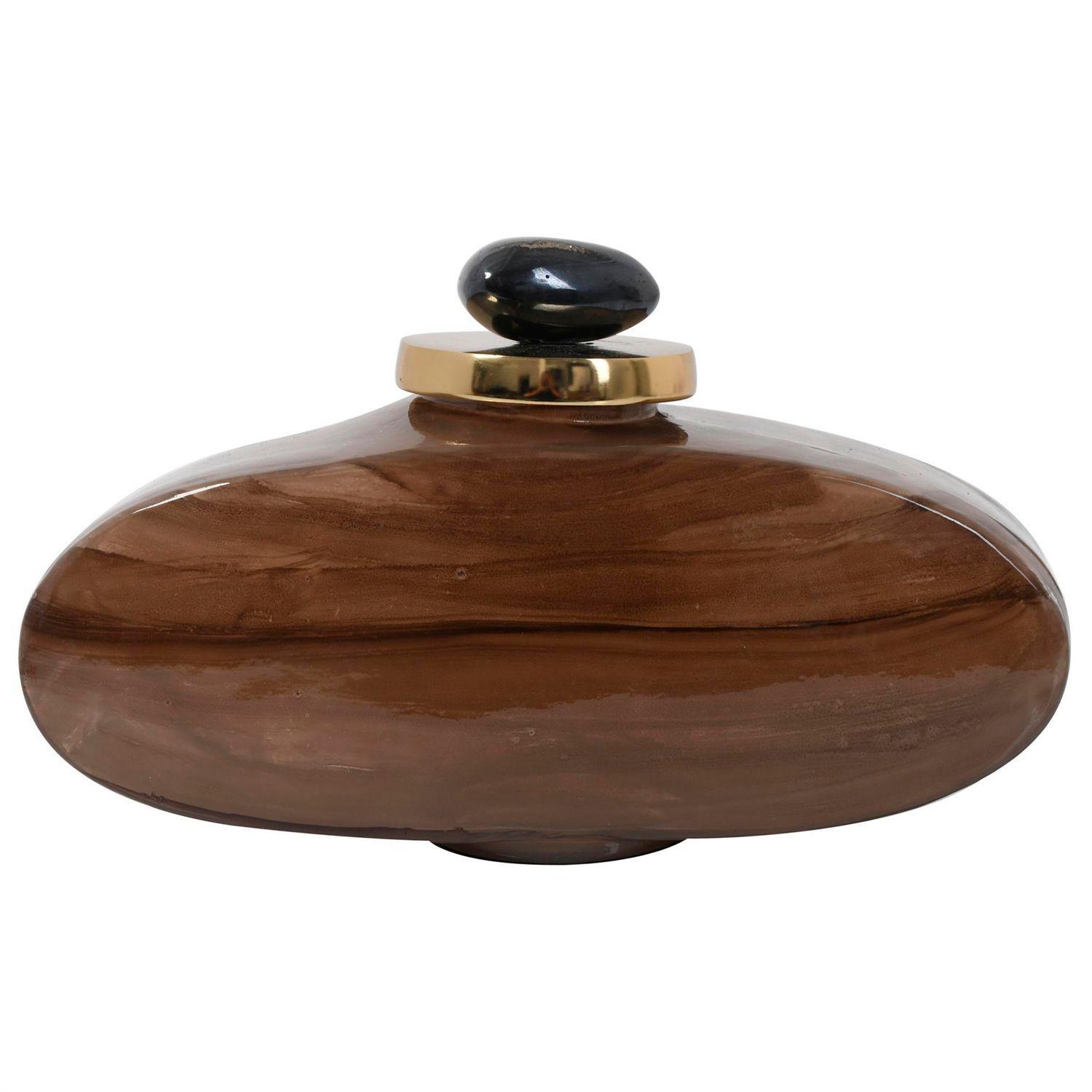 Anfora Decorativa Stone Ovalada-0