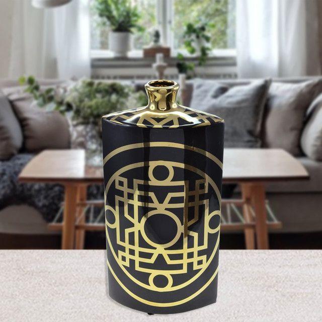 Jarrón Decorativo Shanghai Black Grande-3