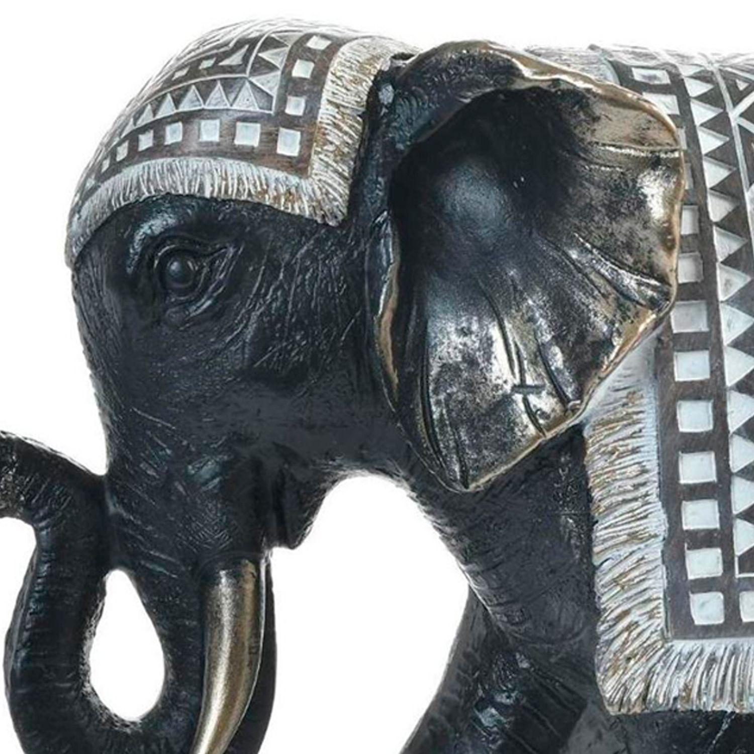 Figura Decorativa Elefante Uttar Grande-2