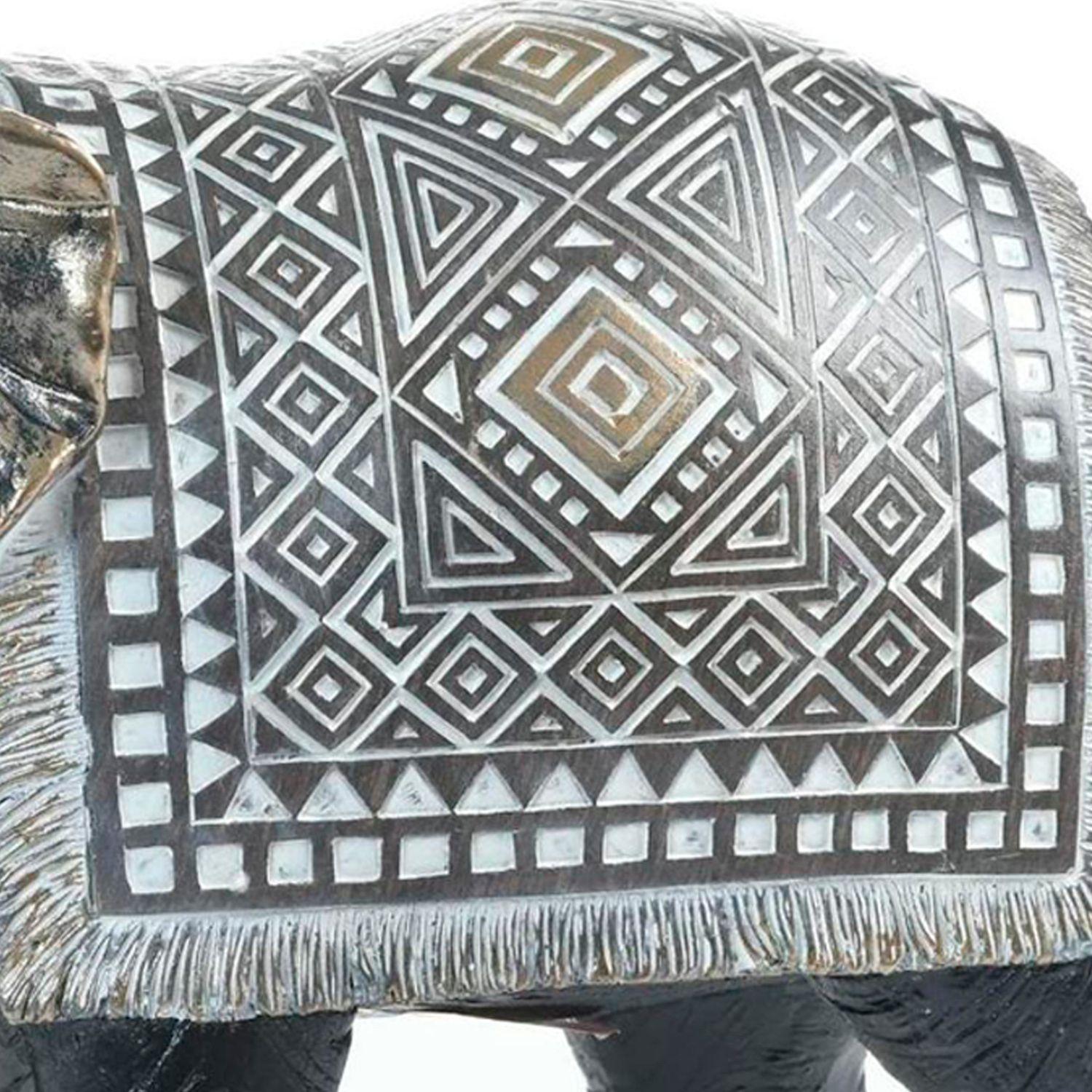 Figura Decorativa Elefante Uttar Grande-1
