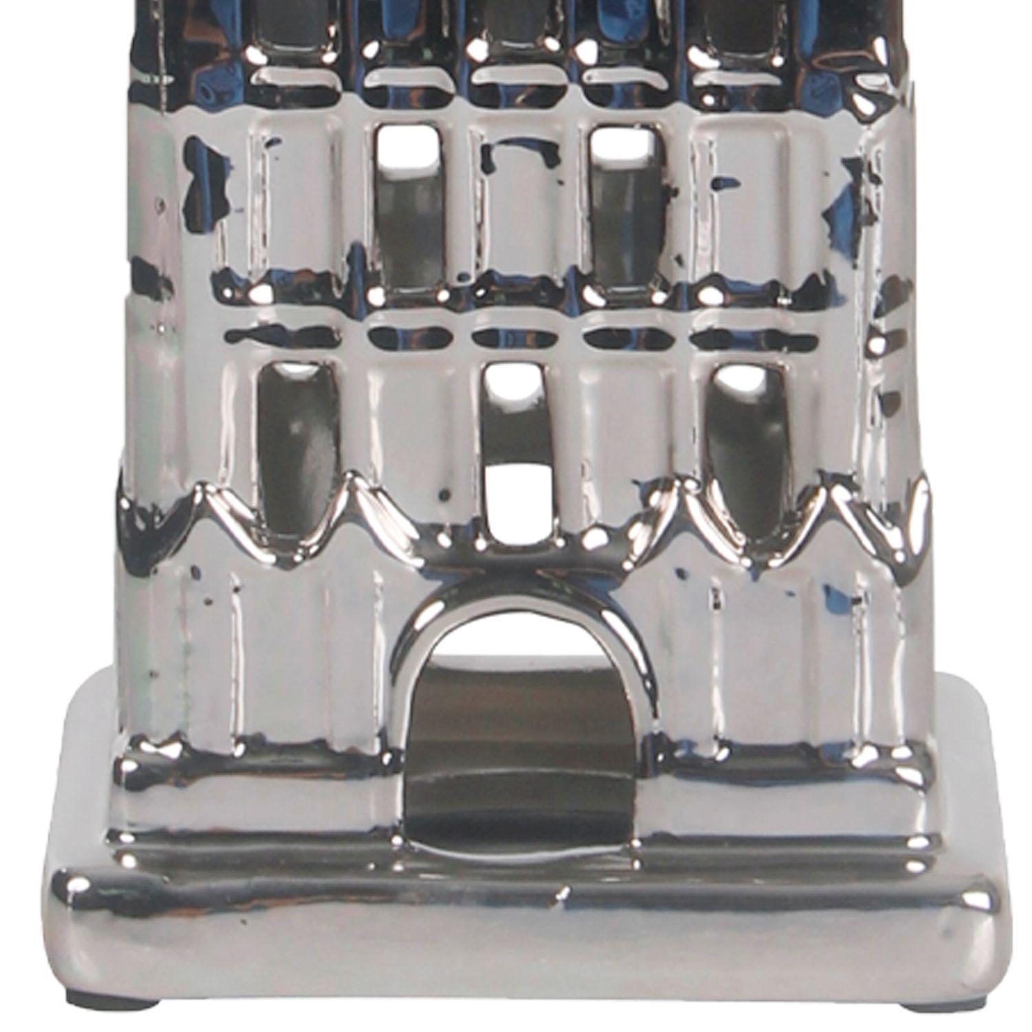 Figura Decorativa Torre Big Ben Silver-1