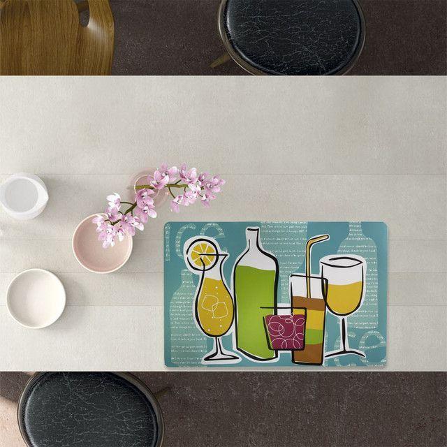 Set de Individuales Decorativo Cocktail 6 Piezas-3