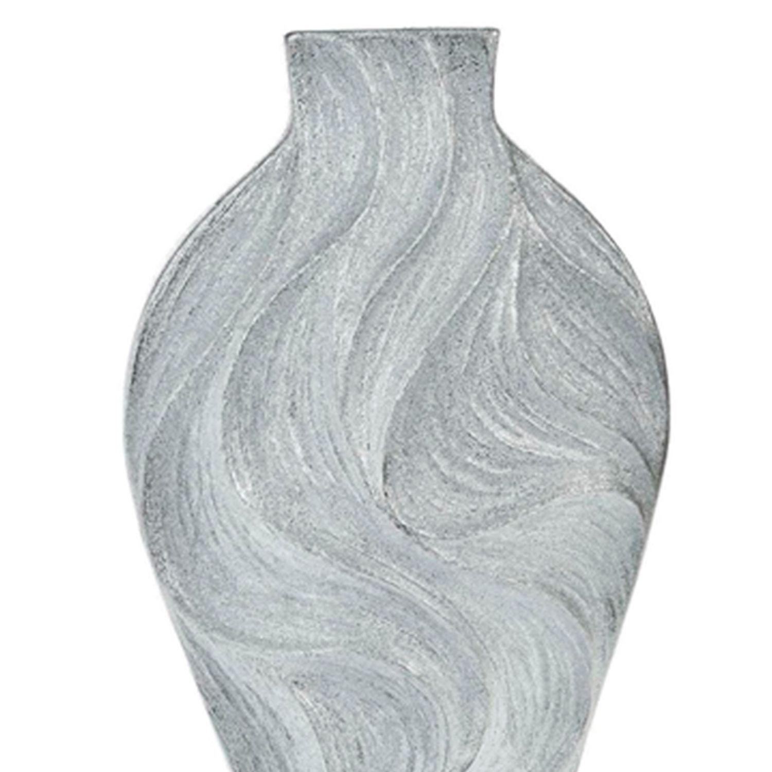 Jarrón Decorativo Luxemburgo Silver Plus-3