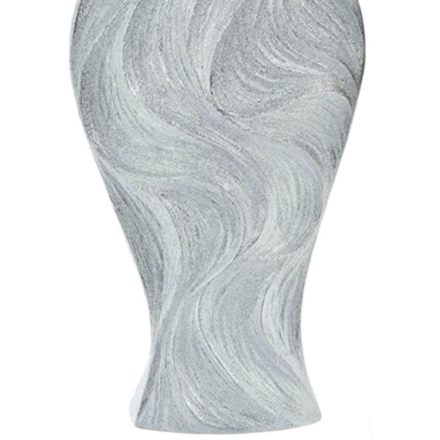 Jarrón Decorativo Luxemburgo Silver Plus-2