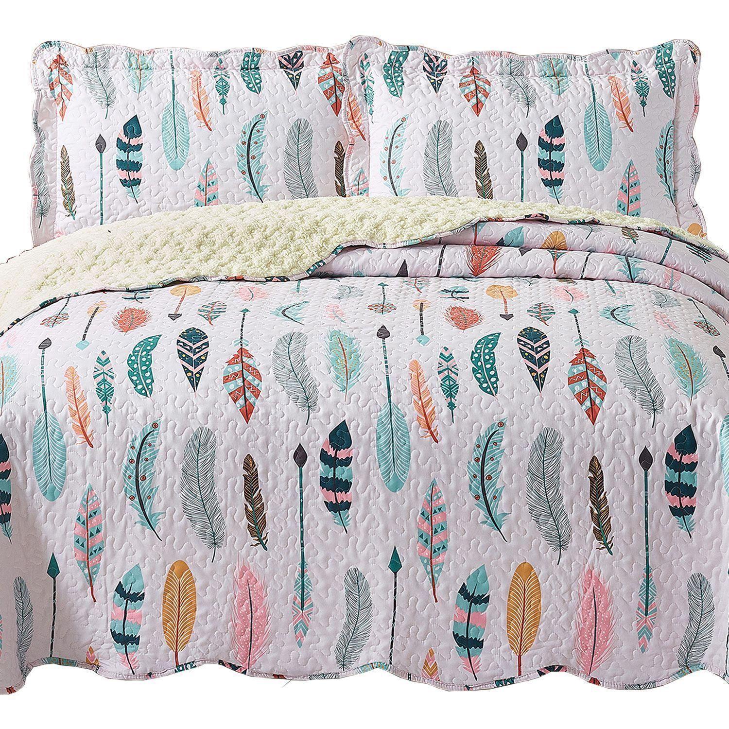 Quilt Sherpa 2 Plazas Plumas-4