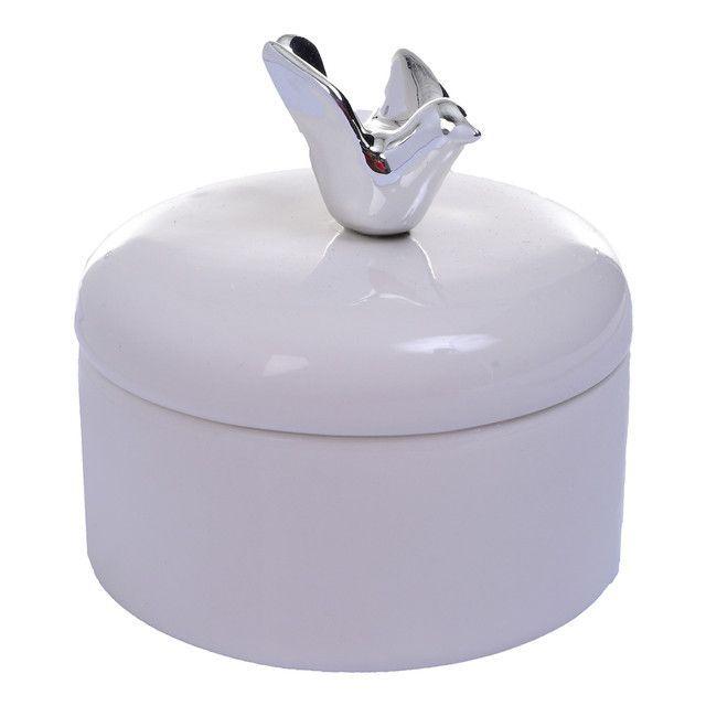 Joyero Decorativo Pajaro Cerámico-0