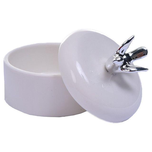 Joyero Decorativo Pajaro Cerámico-1