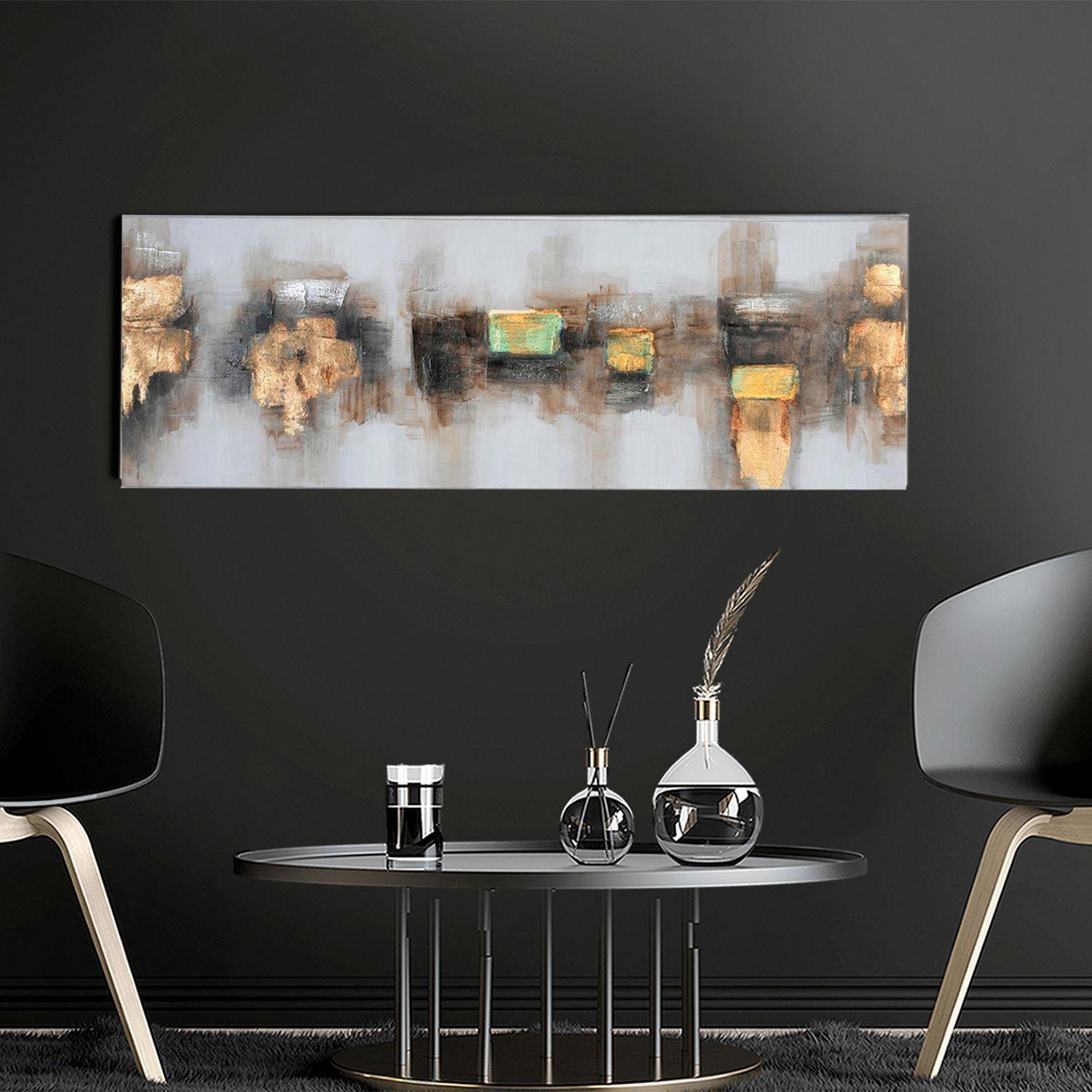 Cuadro Decorativo Malmo Gold 150 x 50-3