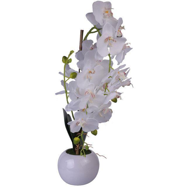 Planta Decorativa Artificial Orquidea Plus XL 70 Cms-0