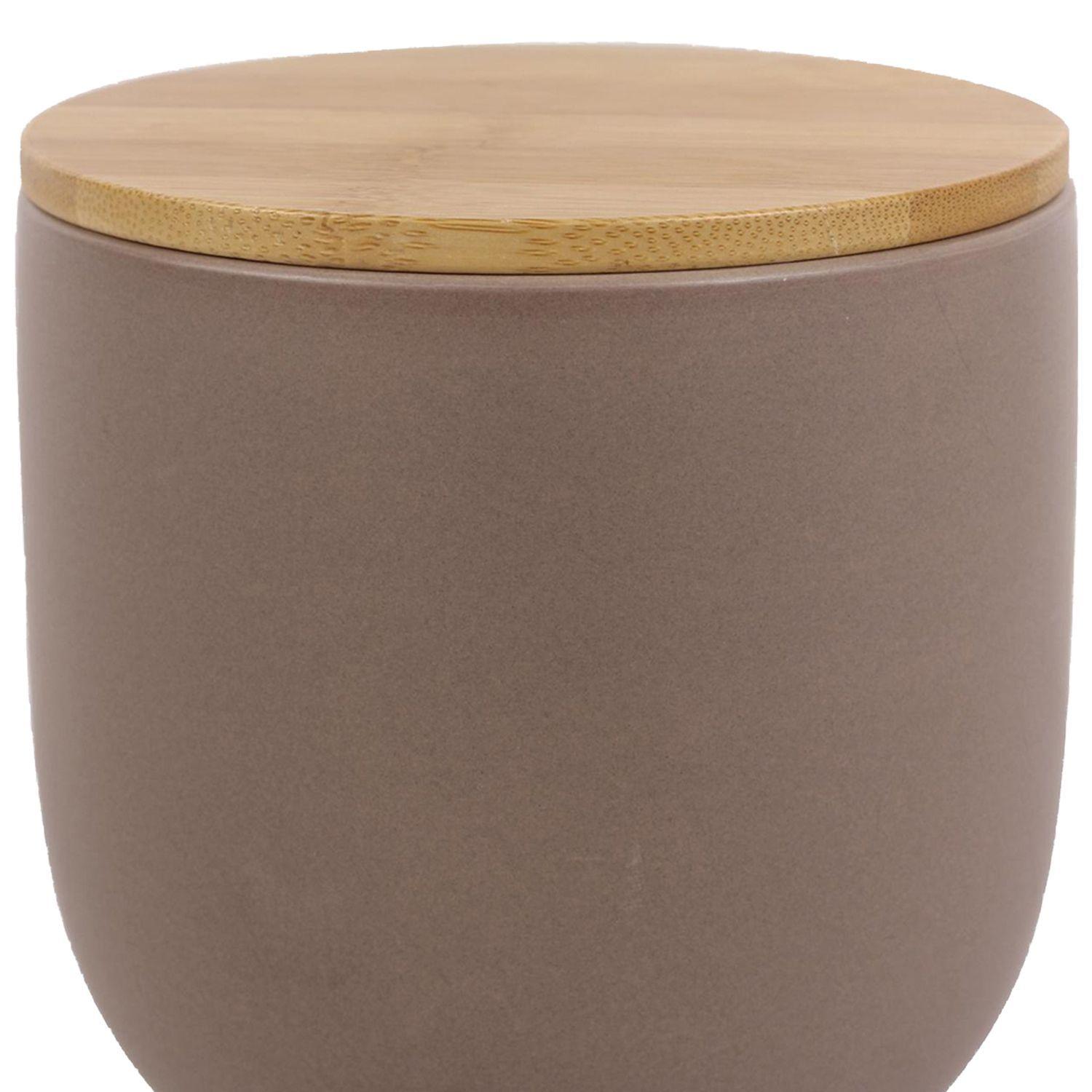 Envase Decorativo Con Tapa Ranco Café-1