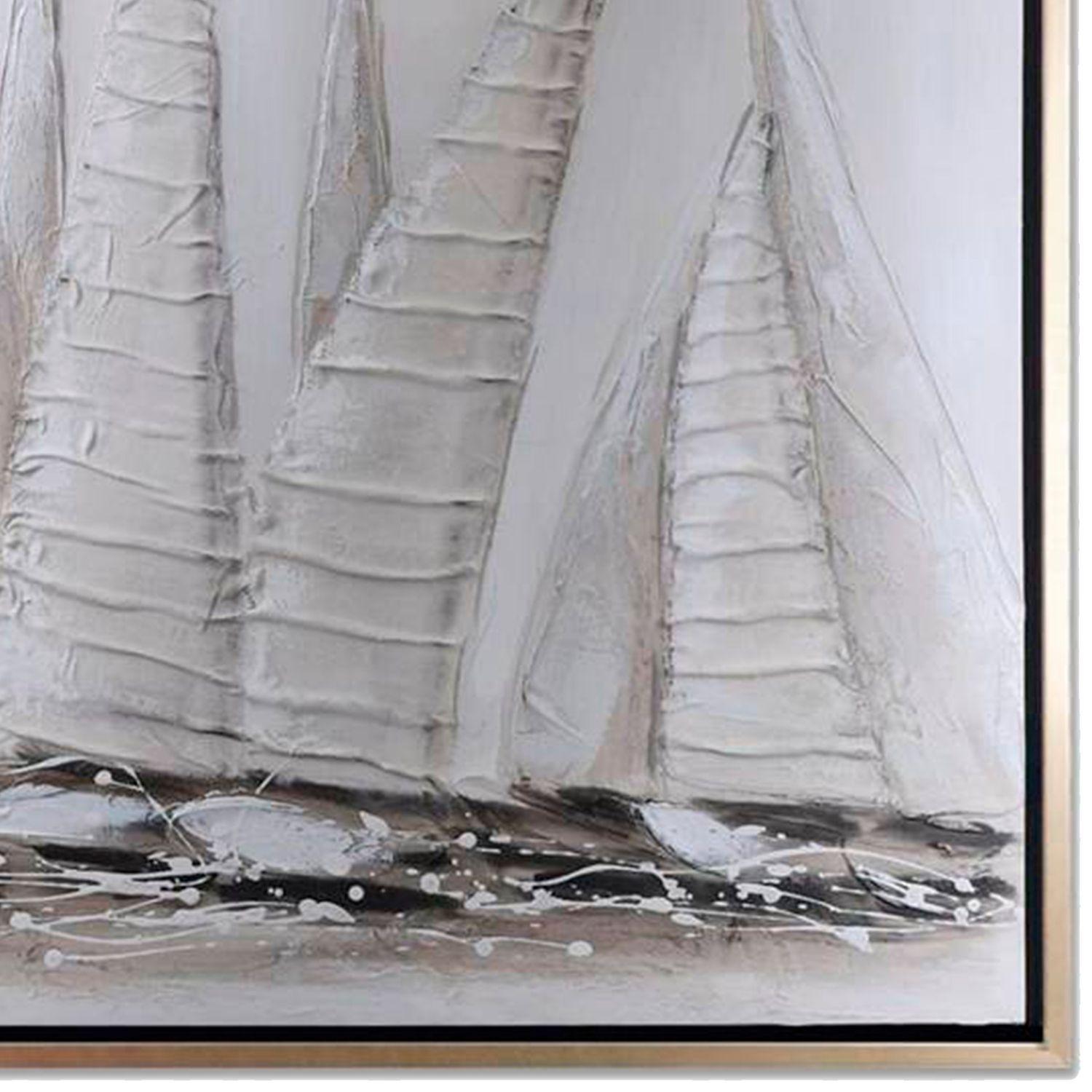 Cuadro Decorativo Veleros 85x85-2