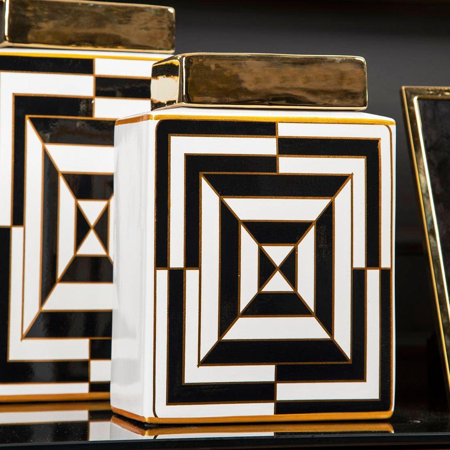 Anfora Decorativa Neo Grande con Tapa-3