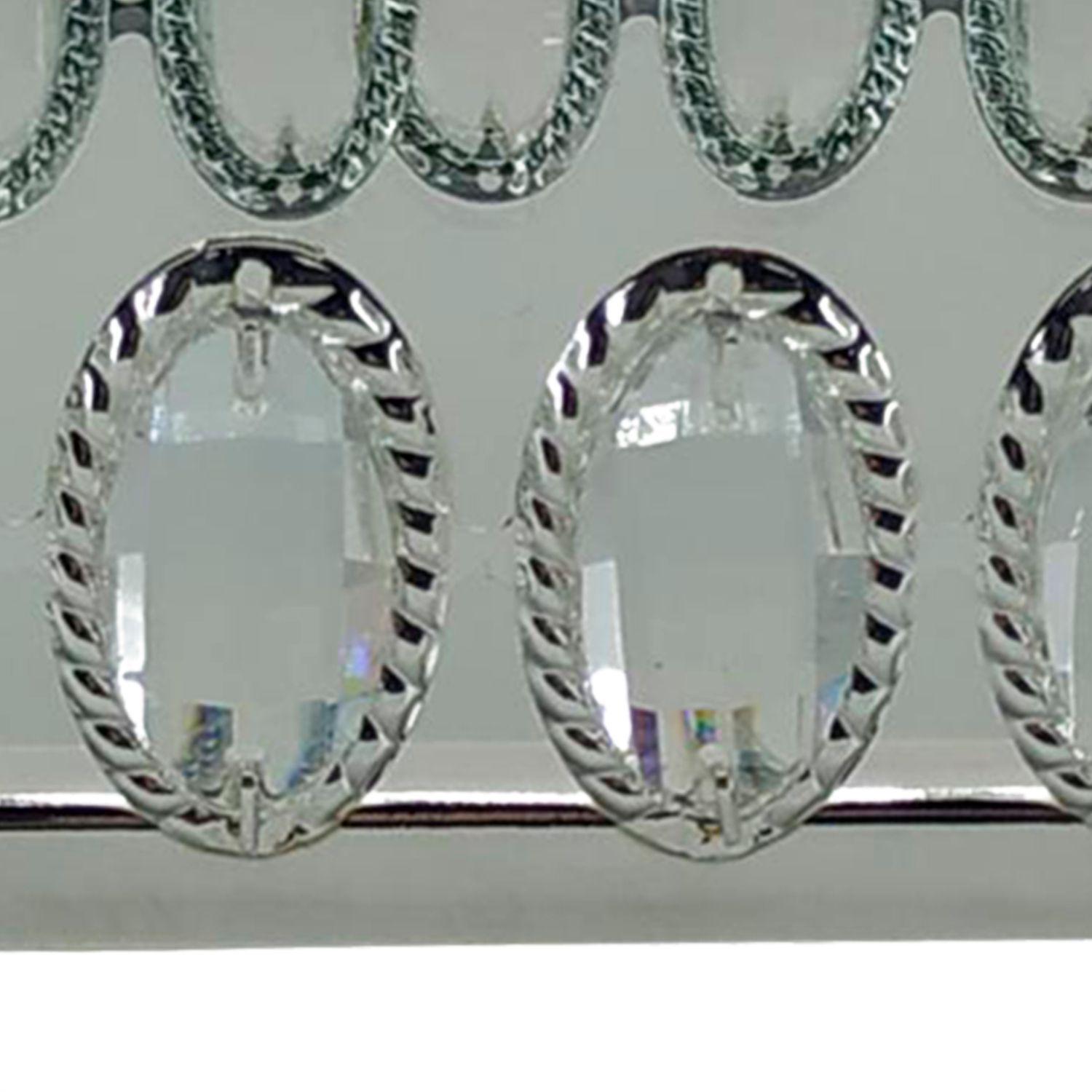 Centro de Mesa Decorativo Verdún Ovalada Silver-3