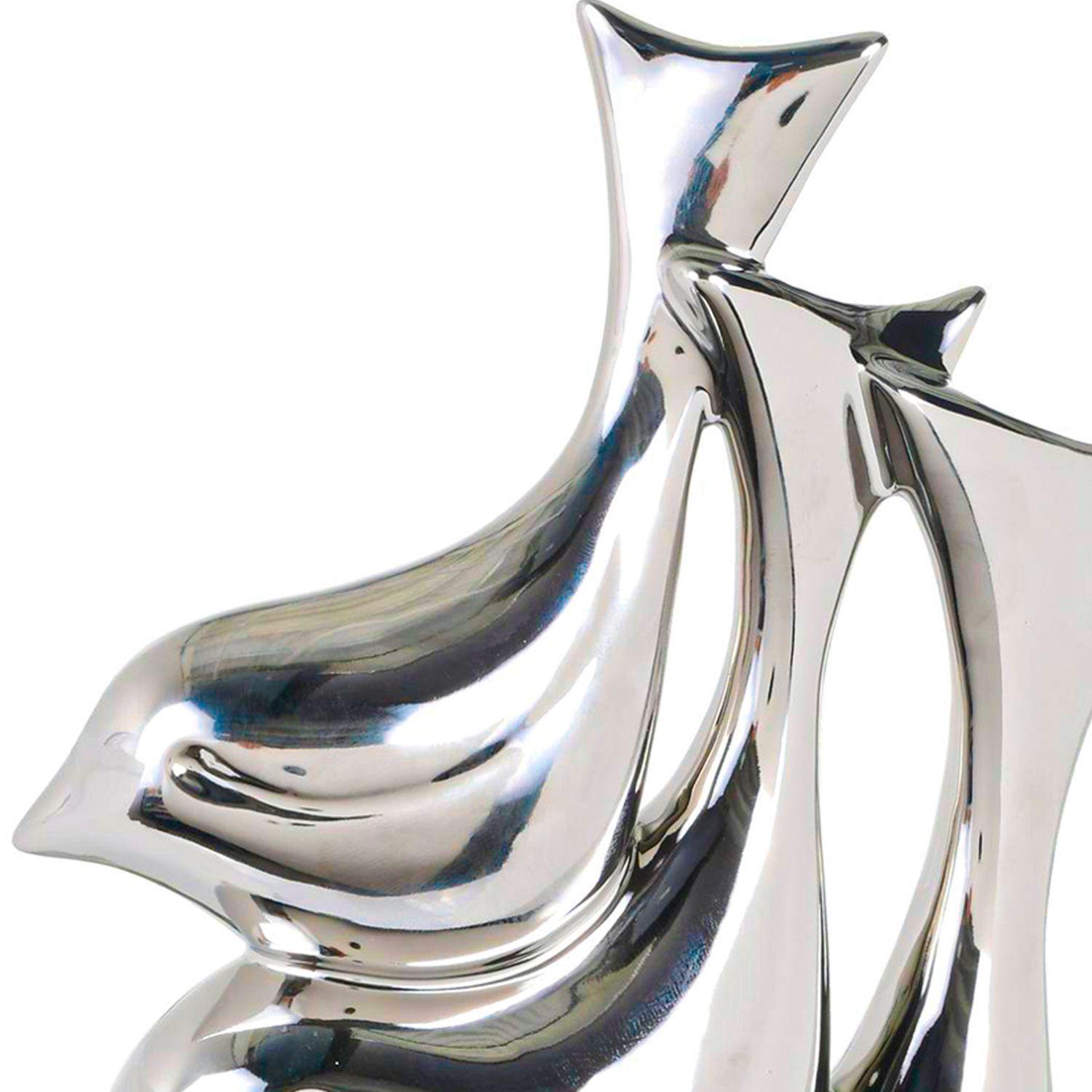 Figura Decorativa Dolphin Family-3