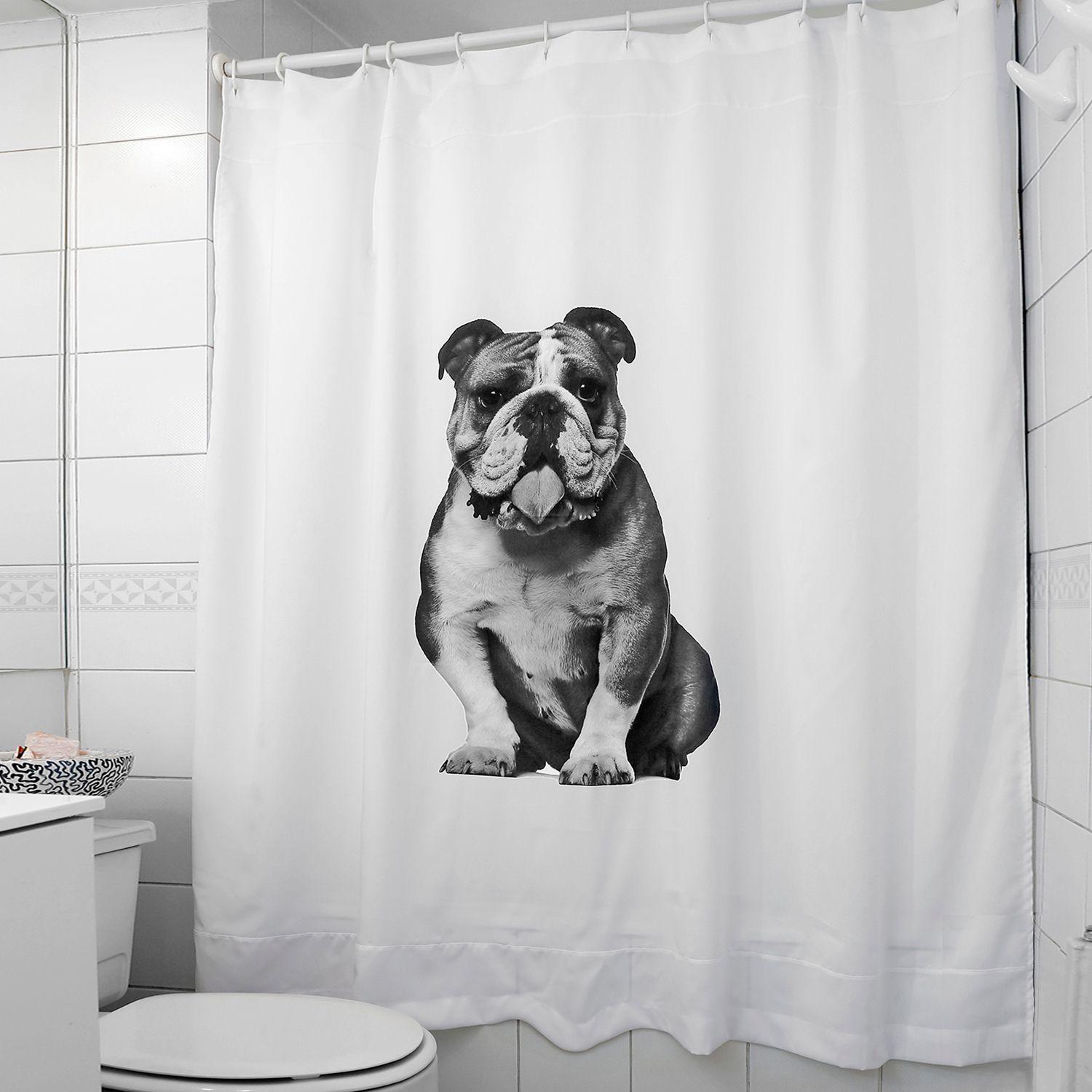 Cortina para Baño Estampada Bulldog Mallorca-3