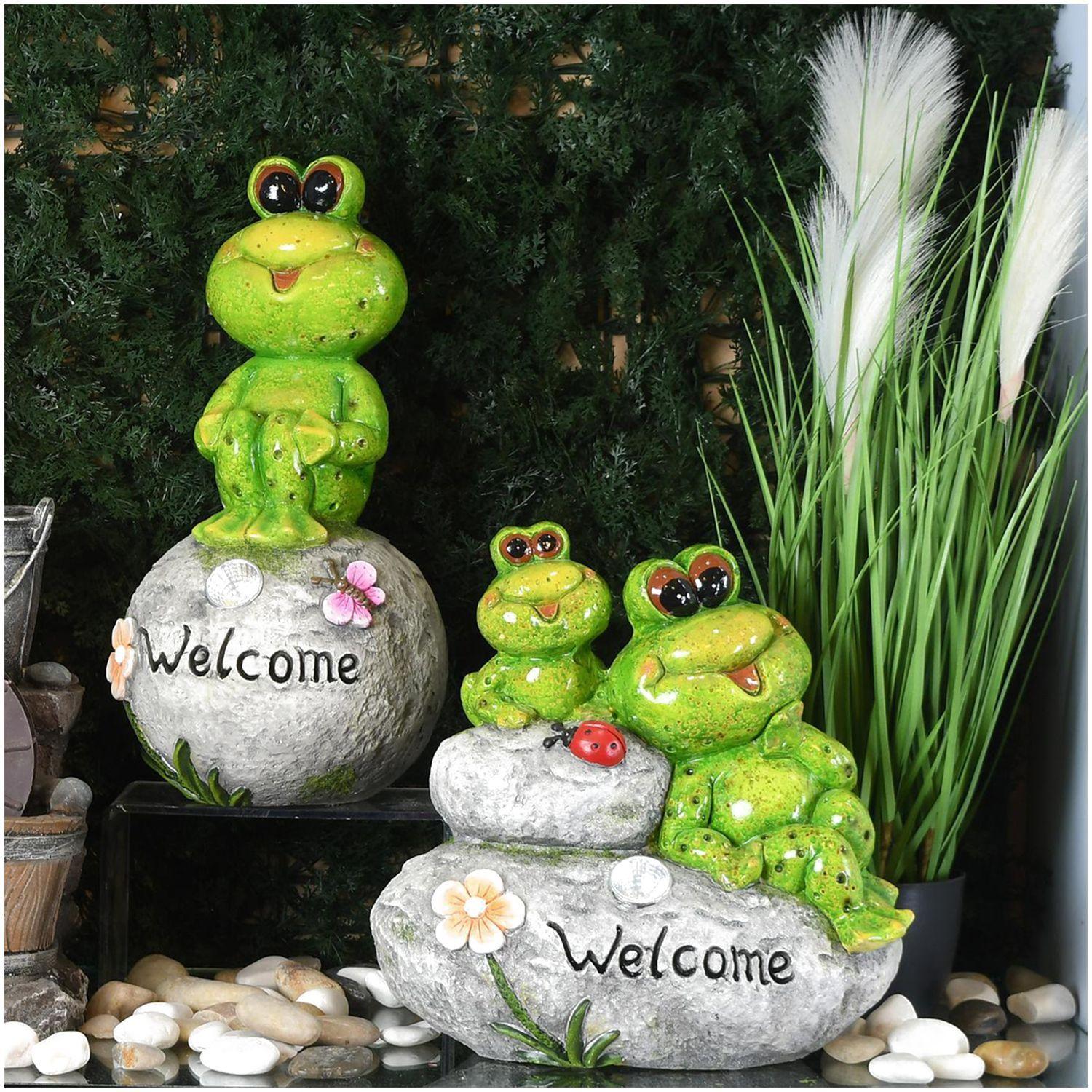 Figura Decorativa Ranas Welcome Grande-3